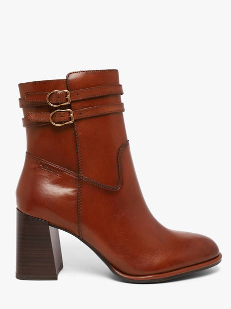 Enkellaarsjes Met Hak Uit Leder Tamaris Bruin women 47