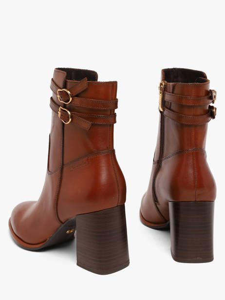 Enkellaarsjes Met Hak Uit Leder Tamaris Bruin women 47 ander zicht 2