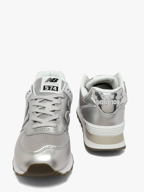 Sneakers Uit Leder New balance Grijs women W574428 ander zicht 2