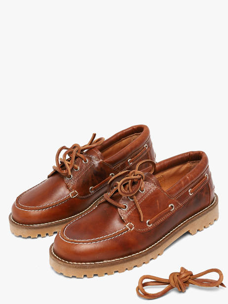 Bootschoenen Uit Leder Pavement Bruin women 24324052