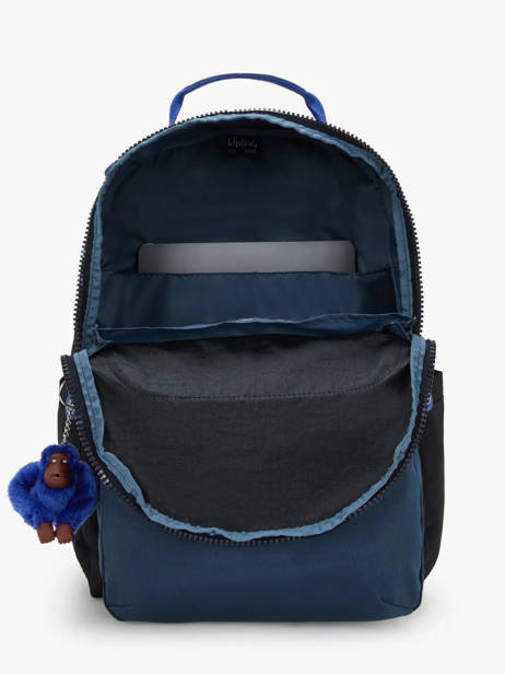 Rugzak 1 Compartiment Kipling Blauw back to school / pbg PBGI5140 ander zicht 3