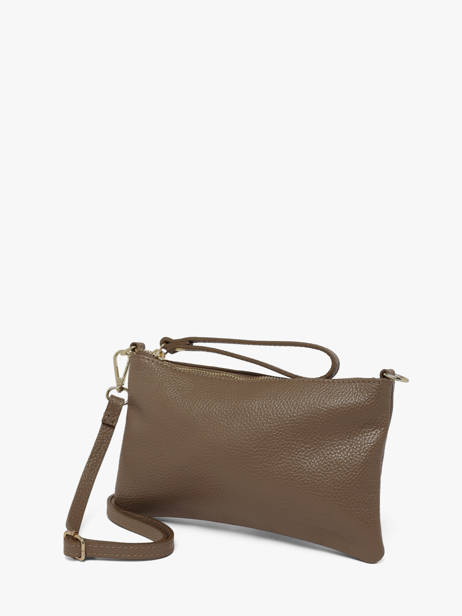 Cross Body Tas Caviar Milano Bruin caviar CA26063 ander zicht 1