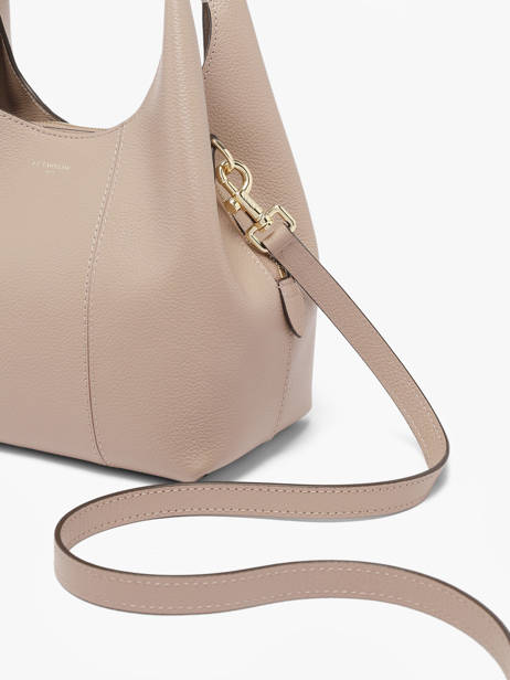 Handtas S Juliette Leder Le tanneur Beige juliette TJET1000 ander zicht 3