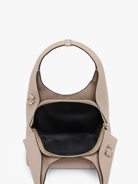 Handtas S Juliette Leder Le tanneur Beige juliette TJET1000 ander zicht 4