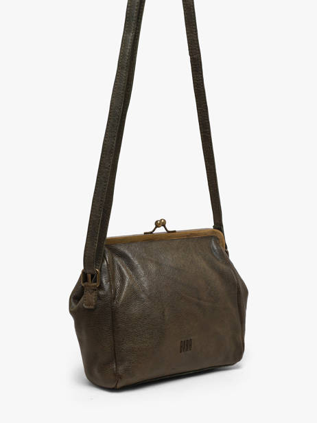 Cross Body Tas Heritage Leder Biba Groen heritage BT22 ander zicht 1