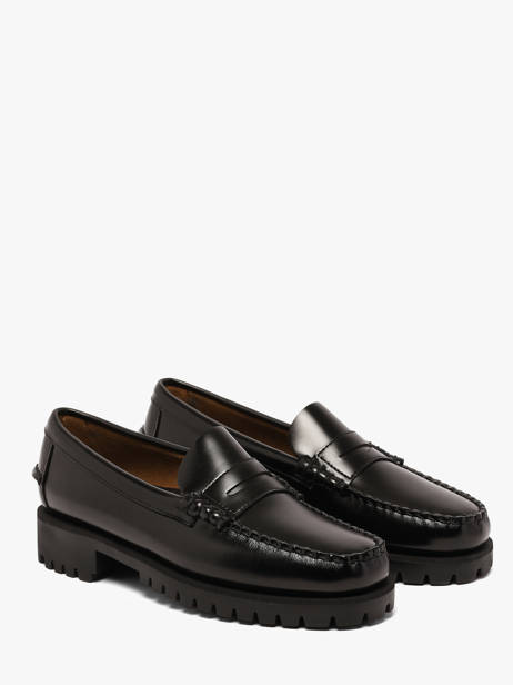 Slippers Uit Leder Sebago Zwart women 7002IJ0 ander zicht 1