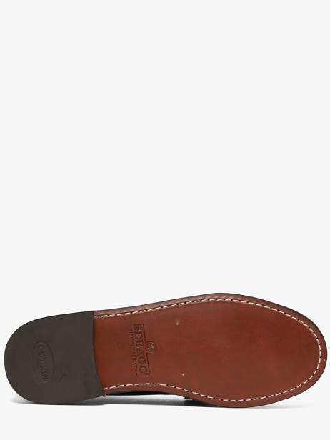 Slippers Uit Leder Sebago Zwart women 7001530 ander zicht 4