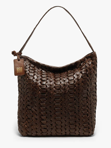 Schoudertas Heritage Leder Biba Bruin heritage ELK1L