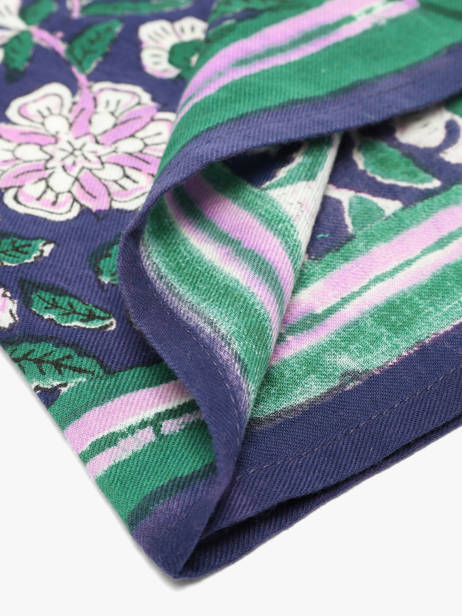 Foulard Byzantine Blauw foulard CAR ander zicht 2