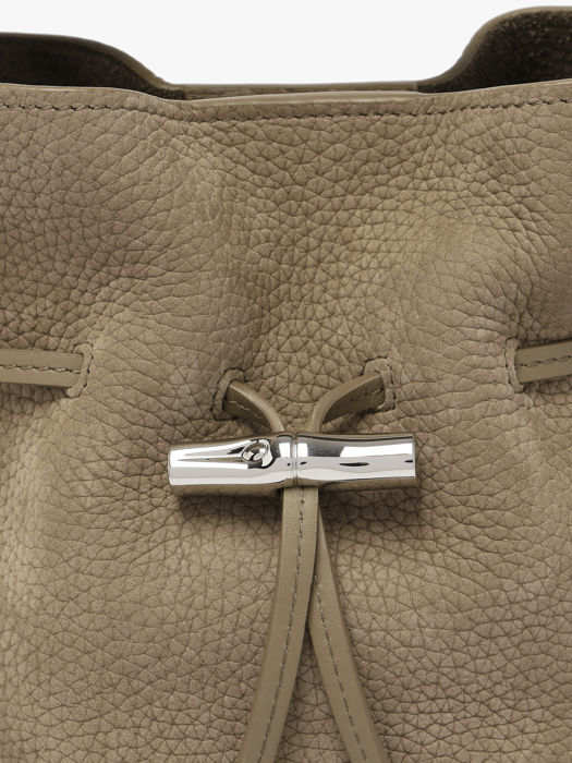Longchamp Le roseau coulisse nubuck Cross bodytas Bruin