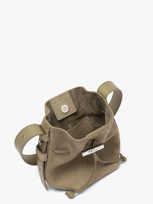 Longchamp Le roseau coulisse nubuck Cross bodytas Bruin
