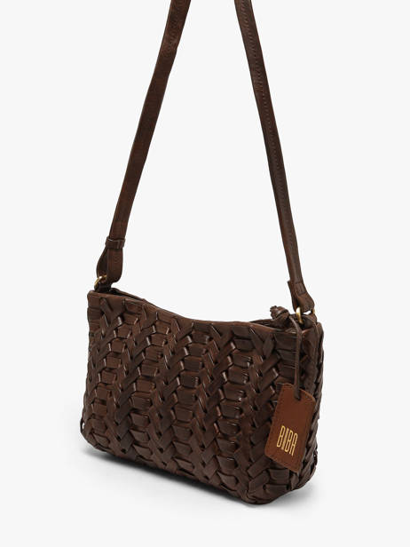 Cross Body Tas Heritage Leder Biba Bruin heritage ELK2L ander zicht 1