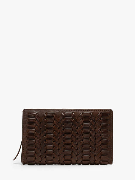 Portefeuille Leder Biba Bruin heritage ELK3L