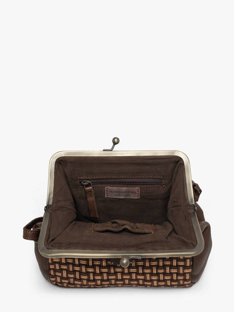 Cross Body Tas Heritage Leder Biba Bruin heritage KAB21L ander zicht 2