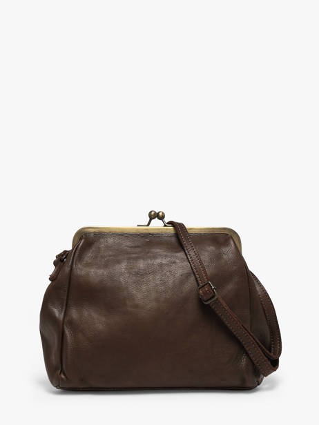 Cross Body Tas Heritage Leder Biba Bruin heritage KAB21L ander zicht 3