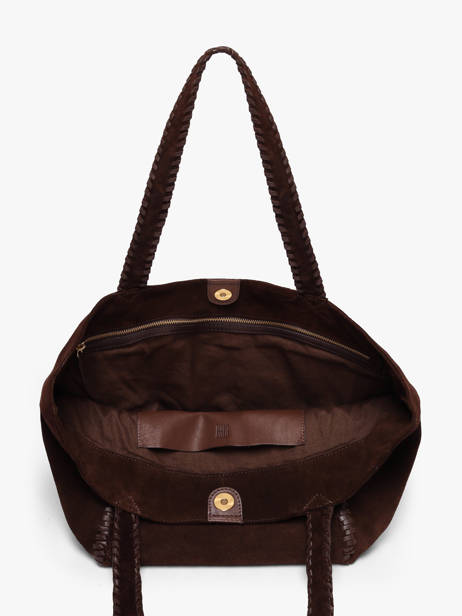 Schoudertas Heritage Leder Biba Bruin heritage NAW1L ander zicht 2