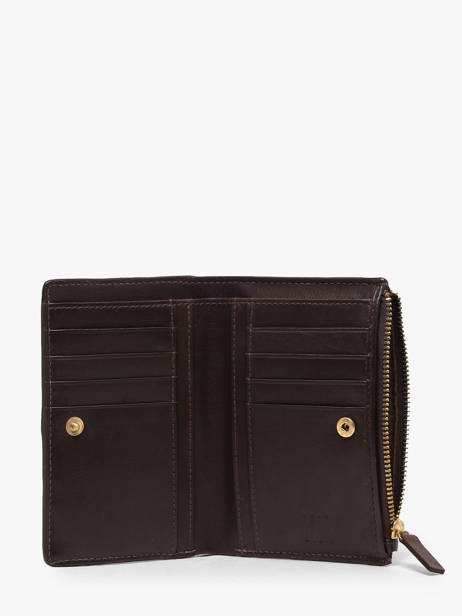 Portefeuille Leder Biba Bruin heritage NAW4L ander zicht 1