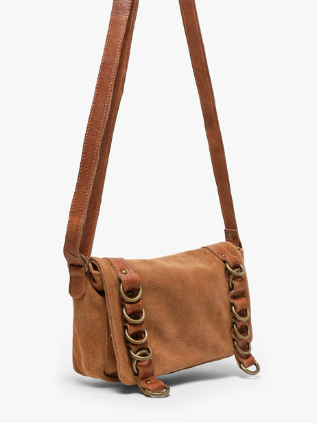 Cross Body Tas Heritage Biba Bruin heritage RGG1L ander zicht 1