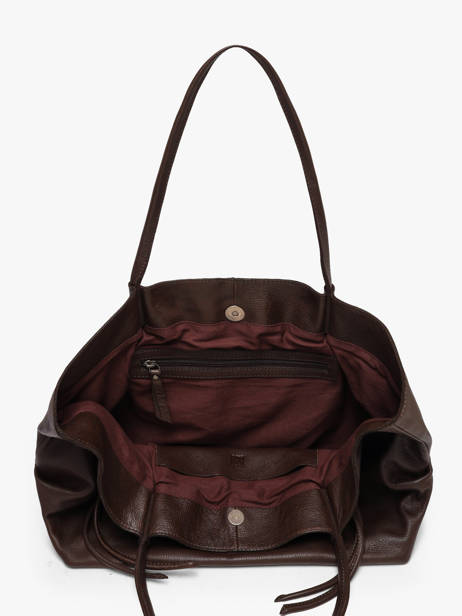 Schoudertas Leather Leder Biba Bruin leather BUY1L ander zicht 2