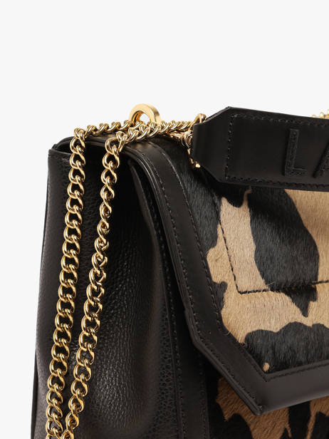 Cross Body Tas Ninon Leder Lancel Bruin ninon A14250 ander zicht 3