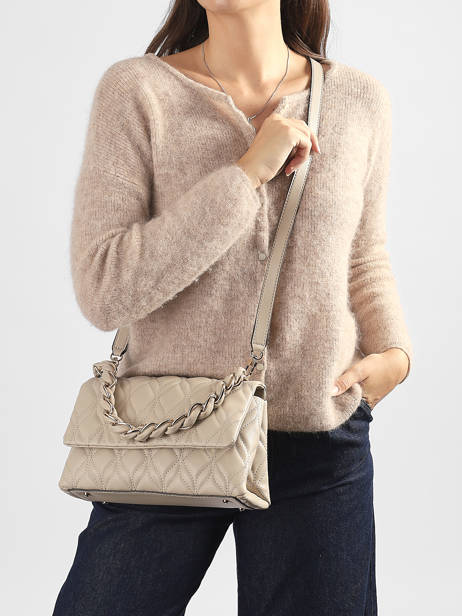Cross Body Tas Maxine Guess Beige maxine QG973320 ander zicht 1