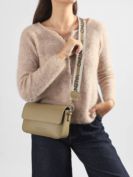 Cross Body Tas Zero Re Gerecycleerd Polyester Valentino Groen zero re VBS7B303 ander zicht 1