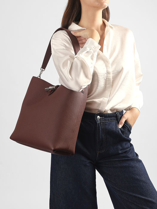 Longchamp Le roseau Schoudertas Rood