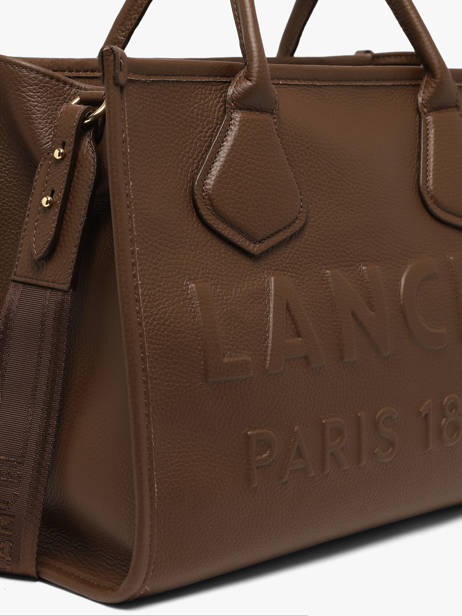 Handtas M Jour Leder Lancel Bruin jour A12996 ander zicht 2