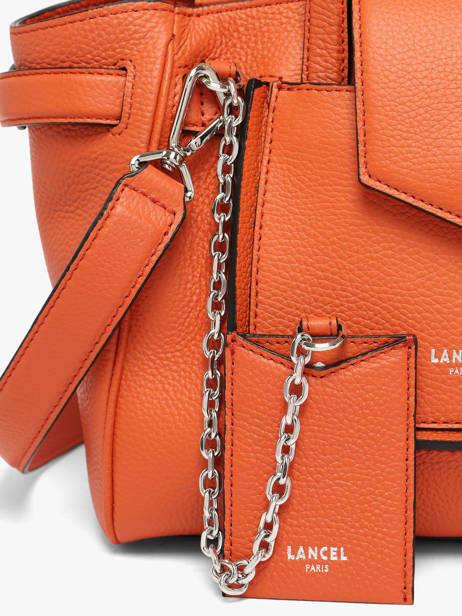 Handtas S Thea Leder Lancel Oranje thea A14221 ander zicht 2