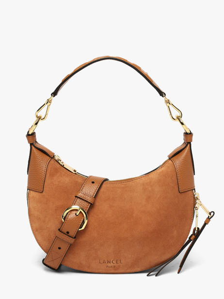 Cross Body Tas Origami Leder Lancel Bruin origami A14279