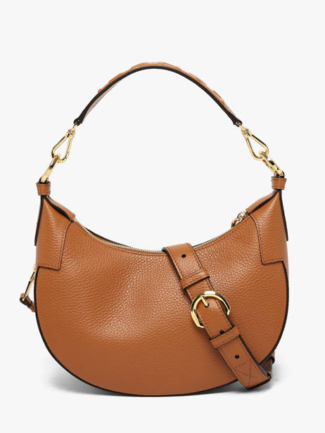 Cross Body Tas Origami Leder Lancel Bruin origami A14279 ander zicht 4