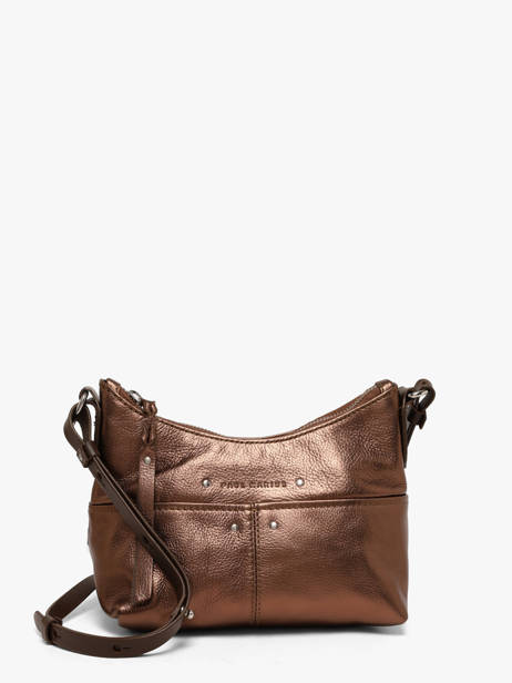Cross Body Tas Vintage Leder Paul marius Bruin vintage LOUSTIC