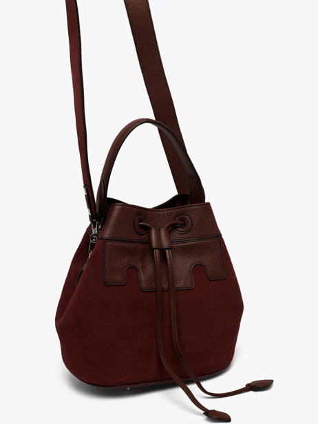 Cross Body Tas La Suite Leder Paul marius Rood la suite CAPUCSUI ander zicht 1