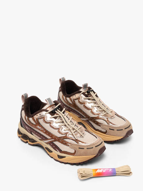 Sneakers Uit Leder Mrp star Beige women V14 ander zicht 1