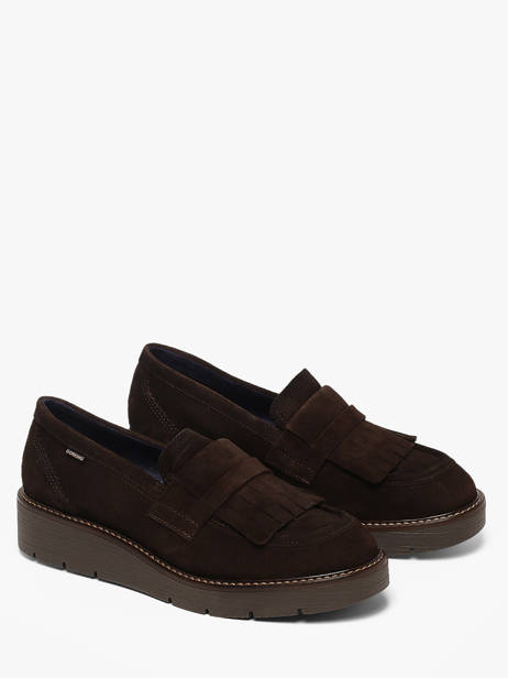 Mocassins Met Platformzool Uit Leder Dorking Bruin women CA ander zicht 1