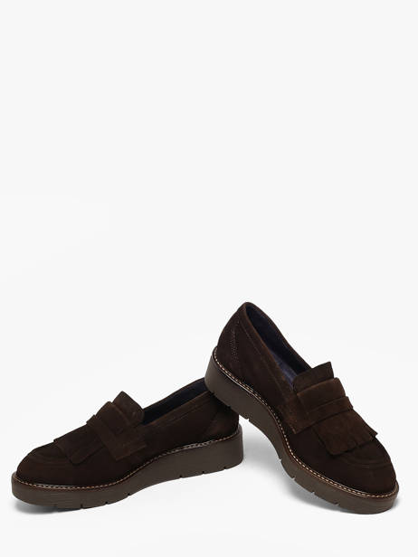 Mocassins Met Platformzool Uit Leder Dorking Bruin women CA ander zicht 2