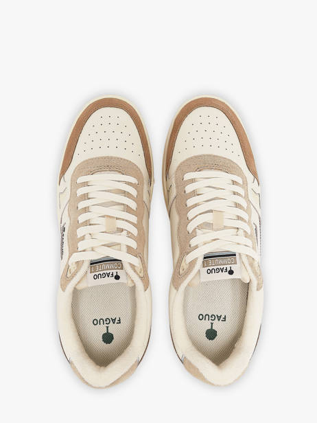 Sneakers Uit Leder Faguo Beige men 25CG3208 ander zicht 3