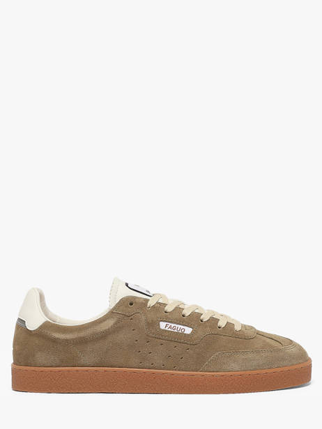 Sneakers Uit Leder Faguo Groen men 26CG0203