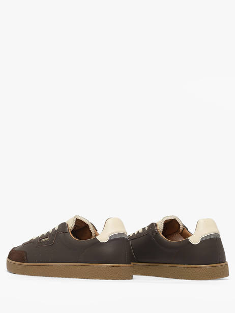 Sneakers Uit Leder Faguo Bruin men 26CG3210 ander zicht 2