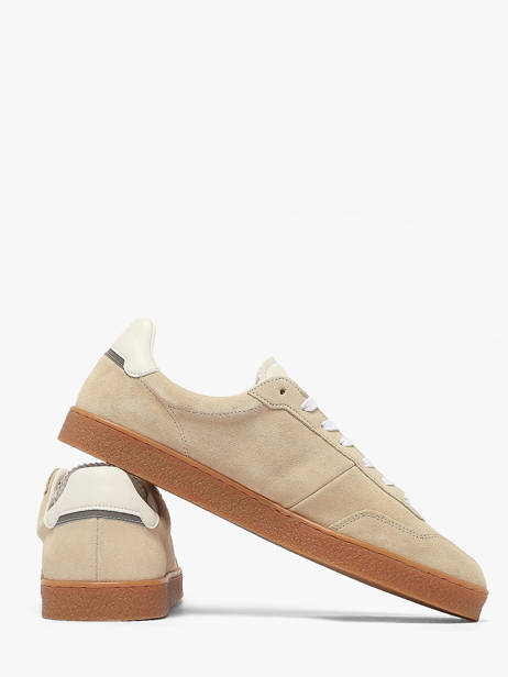 Sneakers Uit Leder Faguo Beige men 25CG0201 ander zicht 2