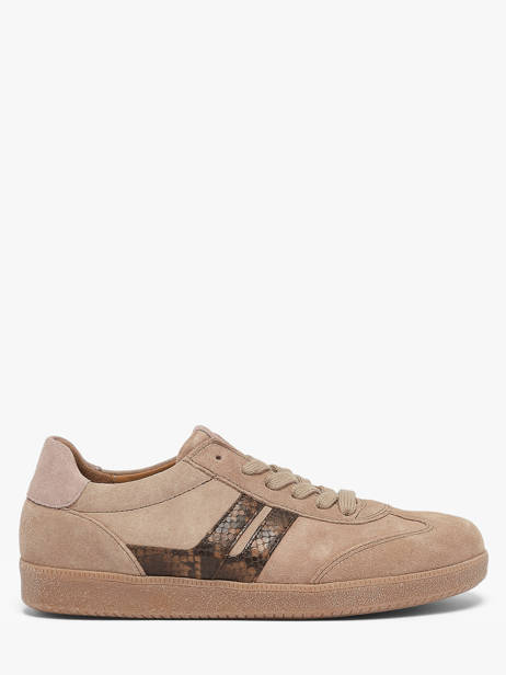 Sneakers Uit Leder Gabor Beige women 6