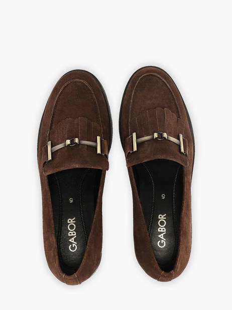 Mocassins Uit Leder Gabor Bruin women 2 ander zicht 3