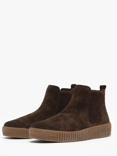 Boots Uit Leder Gabor Bruin women 9 ander zicht 1