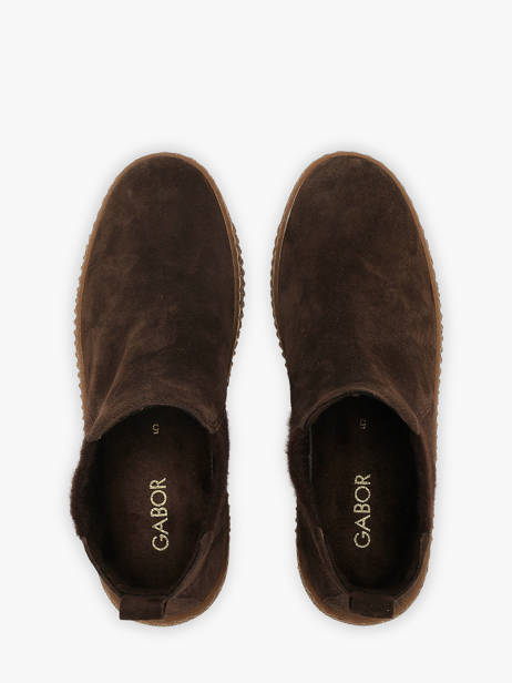 Boots Uit Leder Gabor Bruin women 9 ander zicht 3