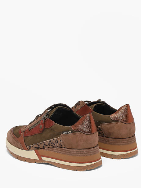 Sneakers Uit Leder Mephisto Bruin women P5148192 ander zicht 2