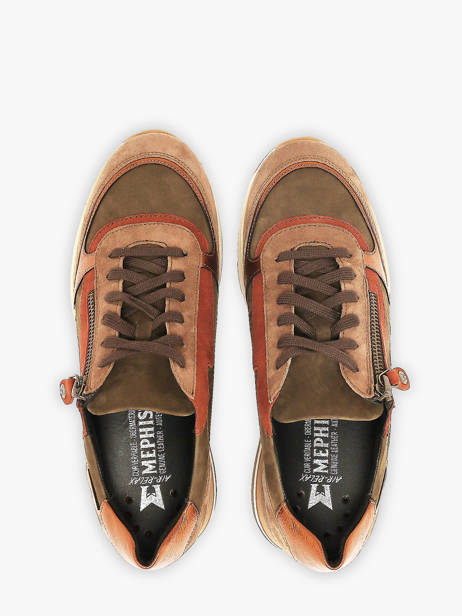 Sneakers Uit Leder Mephisto Bruin women P5148192 ander zicht 3