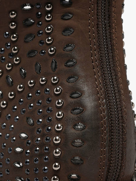 Enkellaarsjes Uit Leder Metisse Bruin women MA1024 ander zicht 2