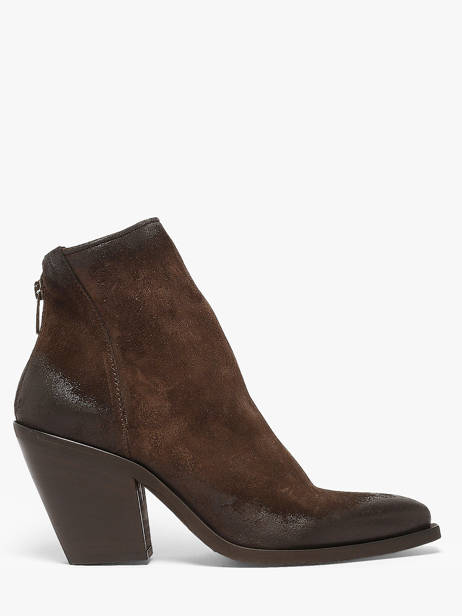 Santiago Laarzen Met Hak Uit Leder Metisse Bruin women XD2416
