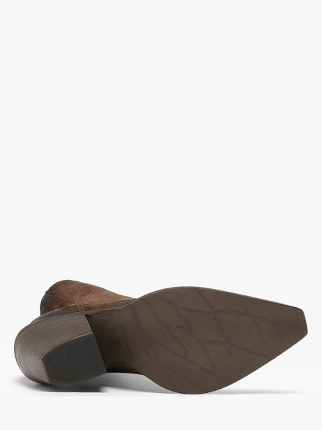 Santiago Laarzen Met Hak Uit Leder Metisse Bruin women XD2416 ander zicht 4