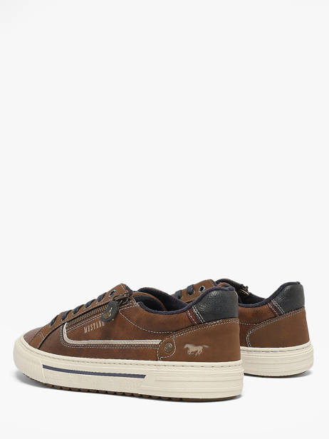 Sneakers Mustang Bruin men M0041005 ander zicht 2